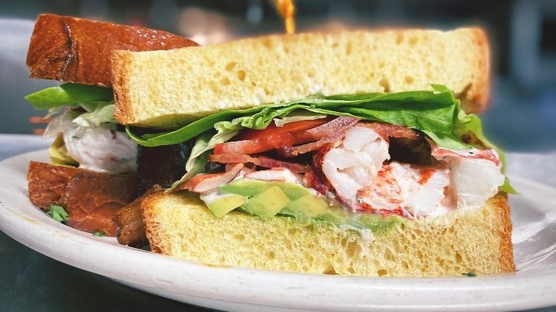 Coconuts Fort Lauderdale lobster sandwich