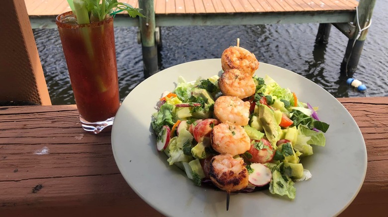 Phillippi Creek Oyster Bar shrimp salad