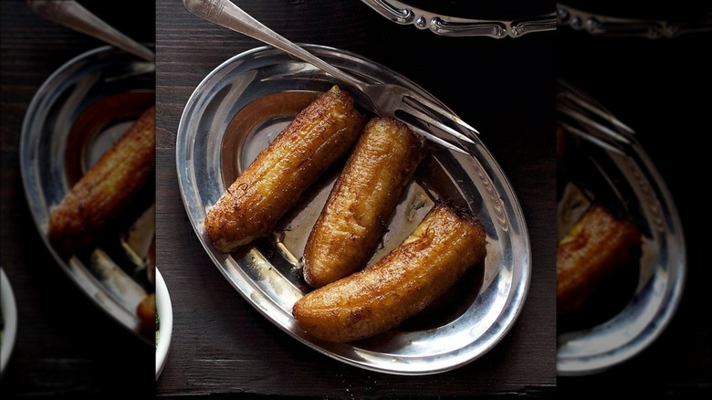 Caramelized bananas at Fogo de Chão