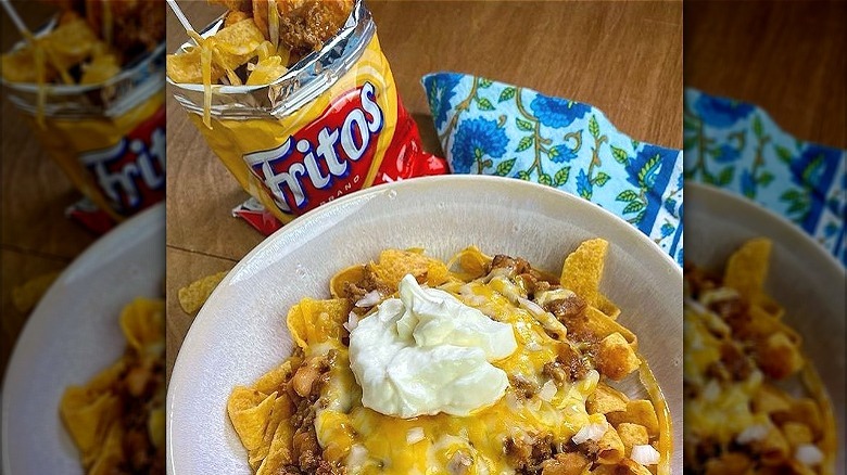 frito pie on plate