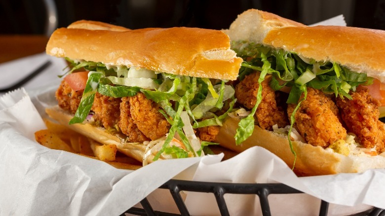 New Orleans po'boy sandwich 