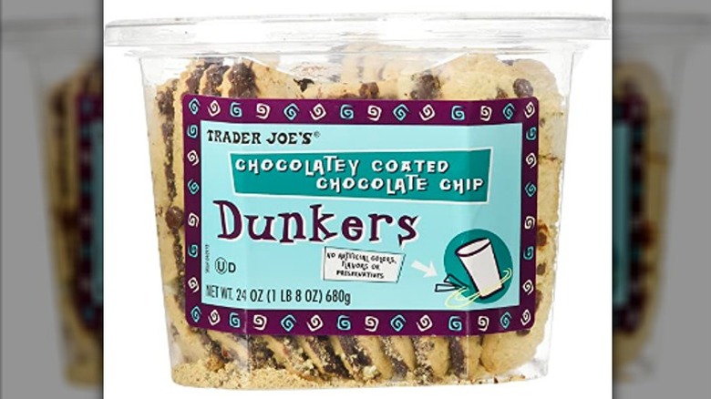 Chocolatey Coated Chocolate Chip Cookie Dunkers