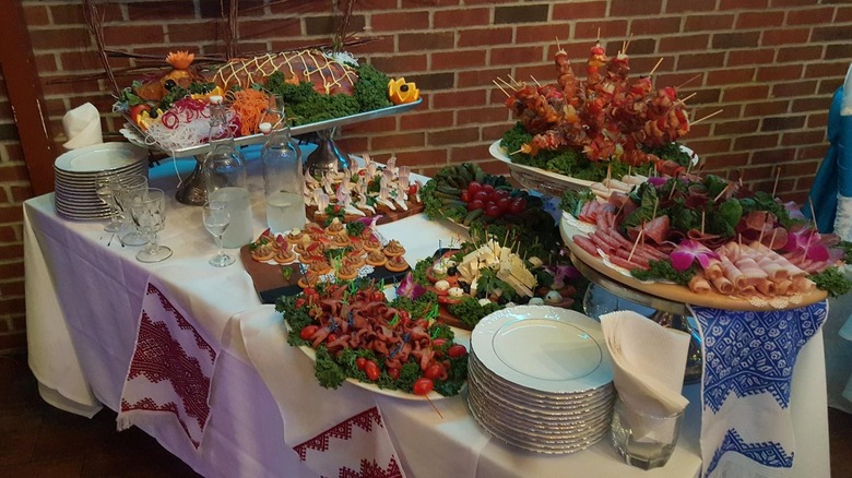 Banquet table at Rondel 