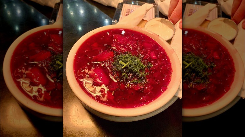 Borscht from Veselka