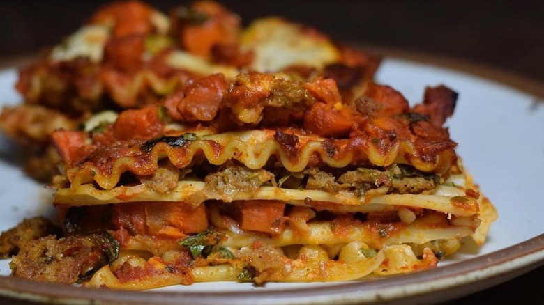 Plant veggie lasagna