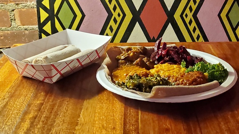  Ethiopian vegan meal