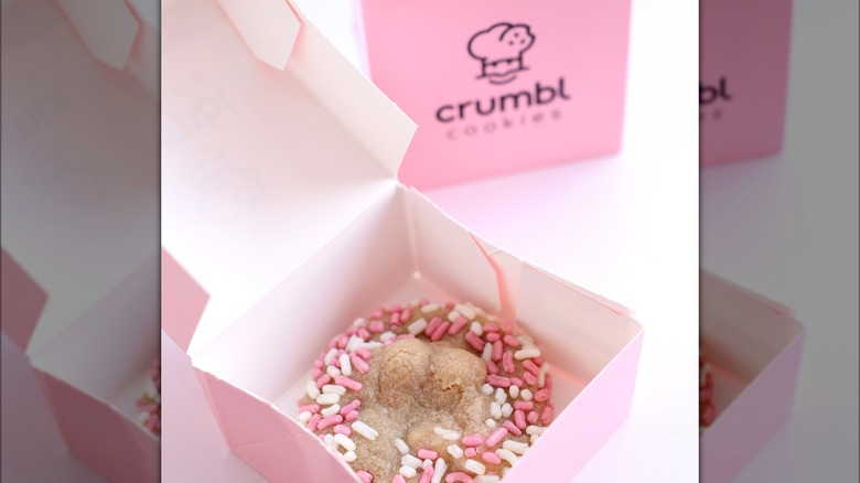 Crumbl cookies box