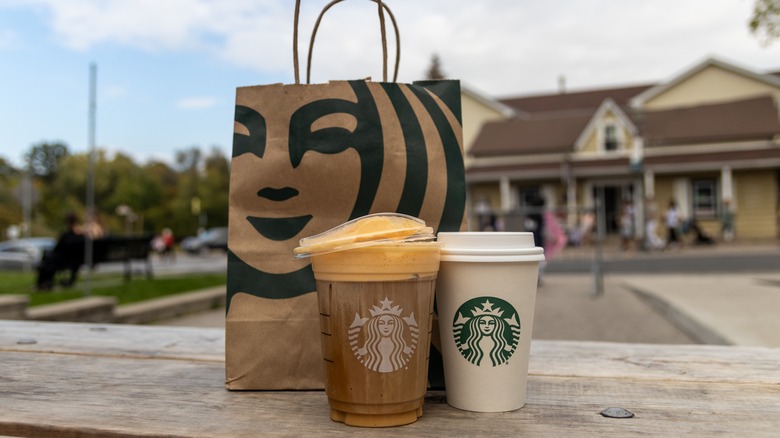 Starbucks order bag