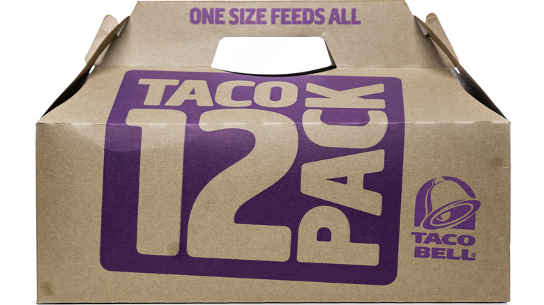 Taco Bell takeout box