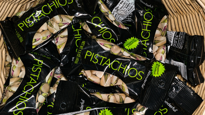 A basket full of Wonderful Pistachios