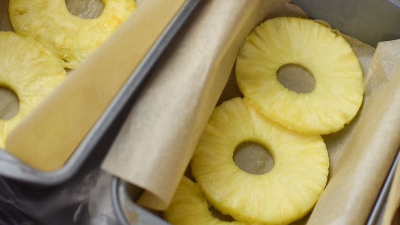 pineapple in loaf pans