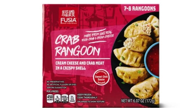 Box of Fusia Asian Inspirations Crab Rangoon