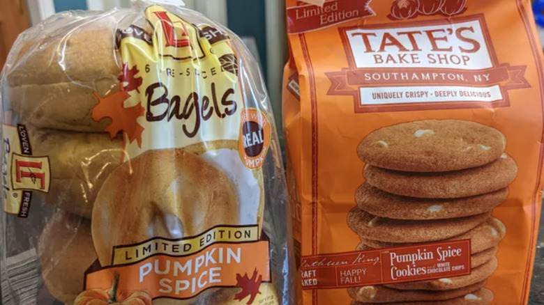 pumpkin spice items from Aldi