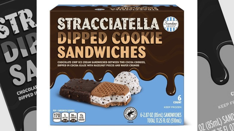 Box of stracciatella cookies