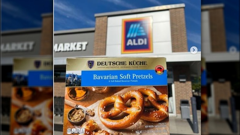 Aldi's frozen Bavarian Soft Pretzels