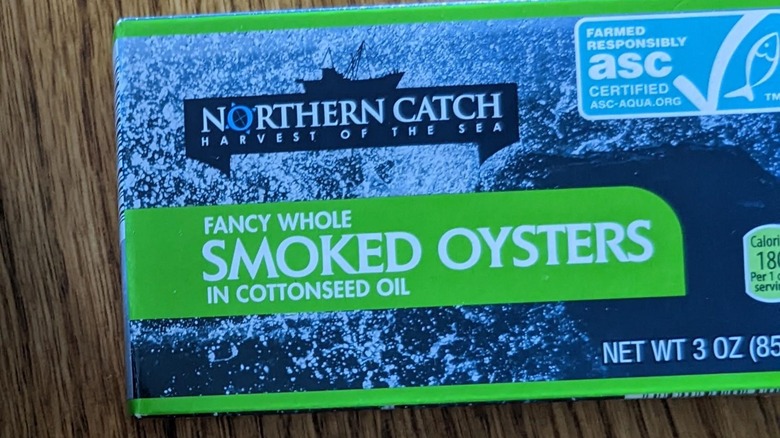 Northern Catch smoked oysters box