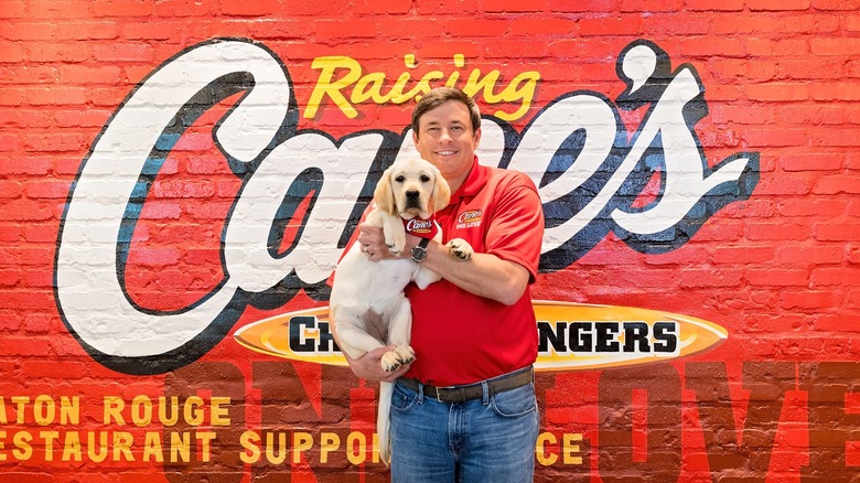 Todd Graves with Labrador Retriever