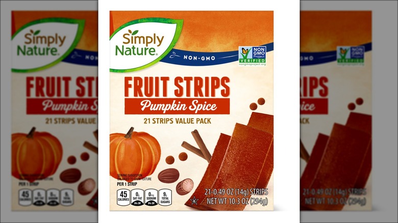 Simply Nature Fall Flavored Fruit Strips