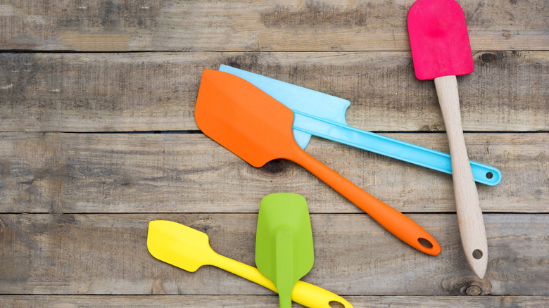 Colorful silicon spatulas 