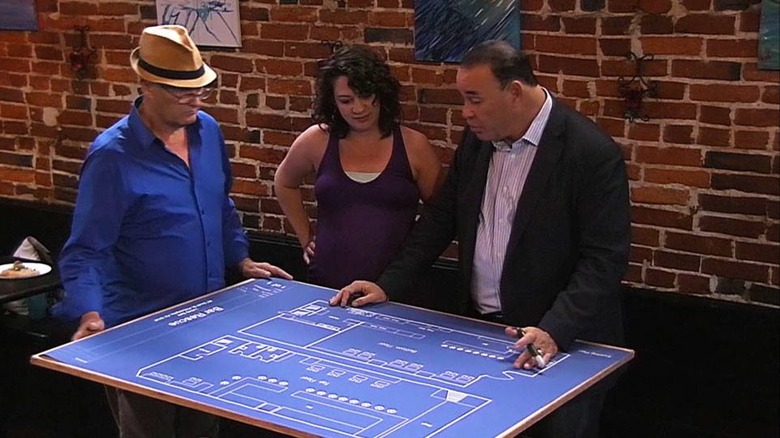 Jon Taffer with blueprints