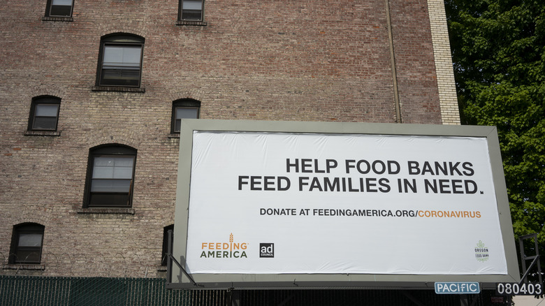 Billboard for Feeding America