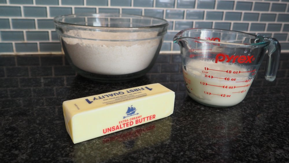 ingredients for 3-ingredient biscuits