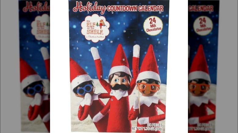 Elf on the Shelf advent calendar