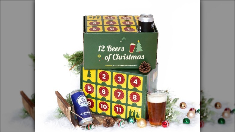 Christmas beer box