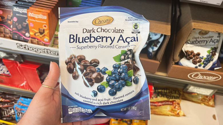 Chocolate covered fruit at Aldi