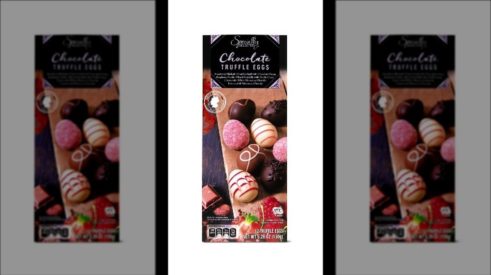 Aldi chocolate truffle eggs