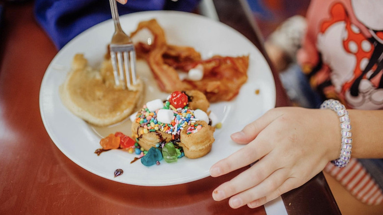 Chef Mickey buffet pancakes