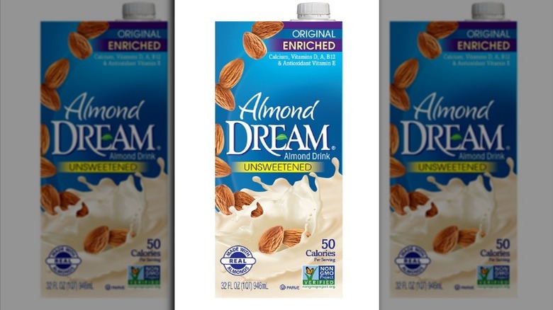 A box of Almond Dream non-dairy beverage