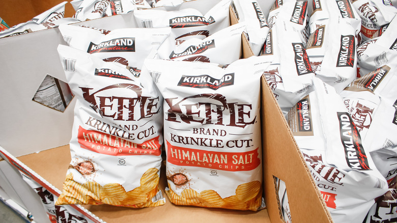 Kirkland brand kettle chips Costco