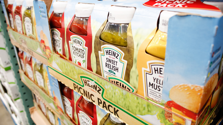 Heinz picnic pack on shelf