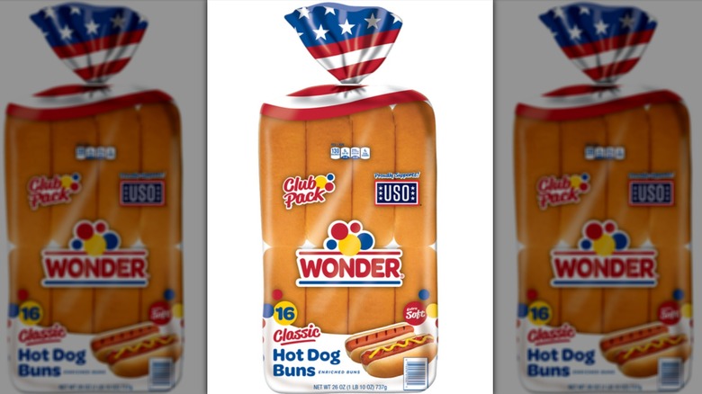 Wonder hot dog buns