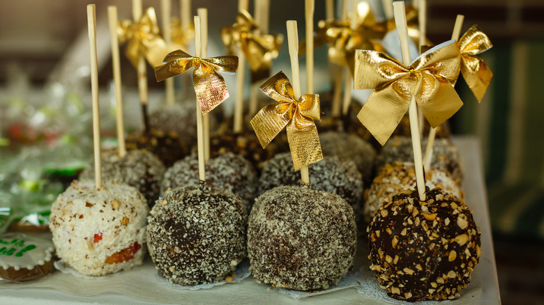 Sweet Ballz with gold bows