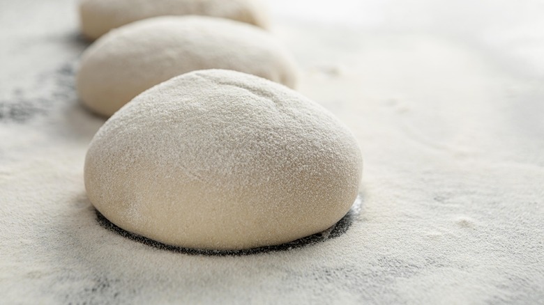 Rising bread dough