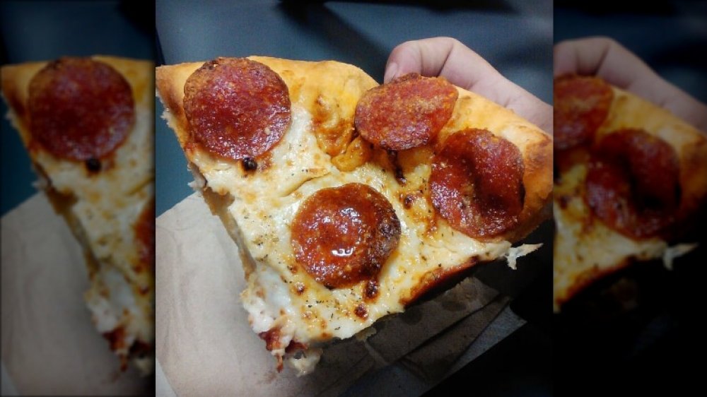 pepperoni pizza from the Target food court