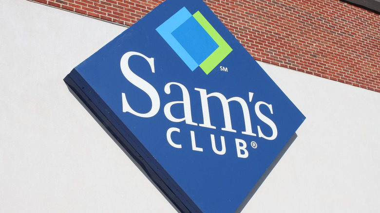 sam's club storefront sign