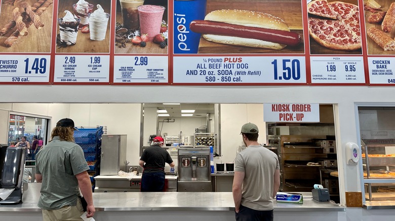 food court at Costco 