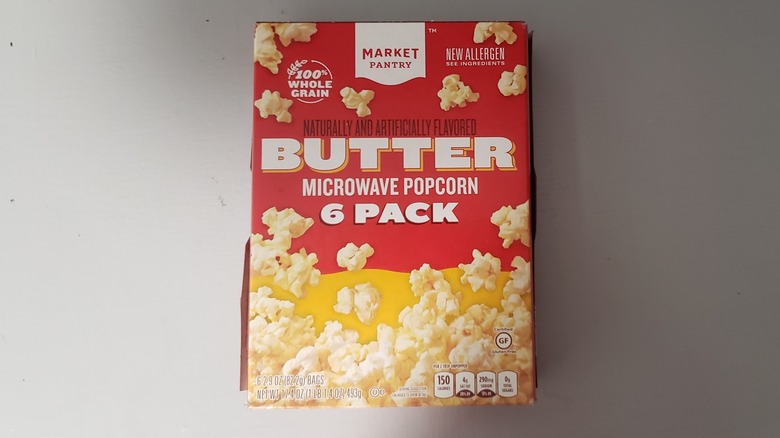8. Market Pantry Butter popcorn