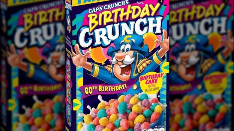 Cap'n Crunch's Birthday Crunch box