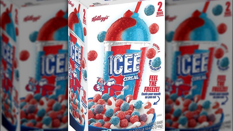 Kellogg's ICEE cereal box