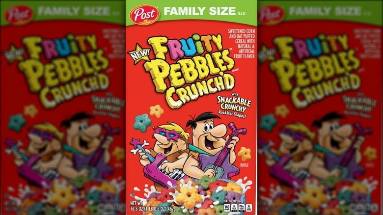 Post Fruity Pebbles Crunch'd box