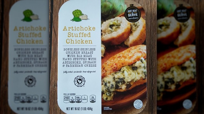 artichoke stuffed chicken aldi