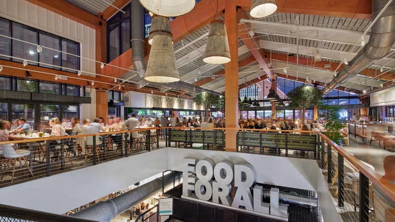 Food hall interior