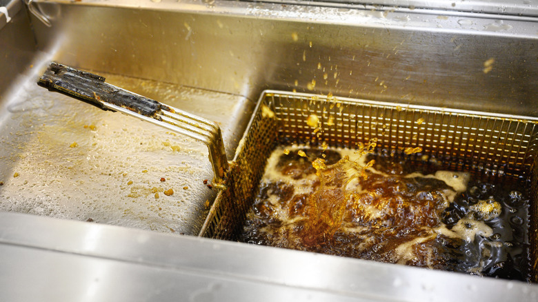 Grease deep fryer