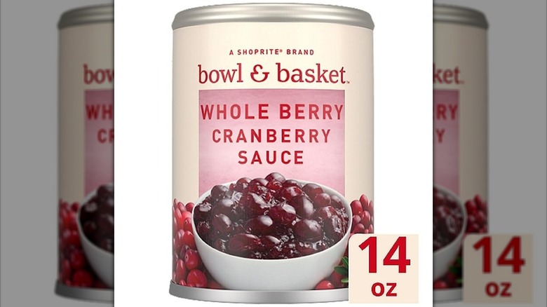 canned whole cranberry sauce