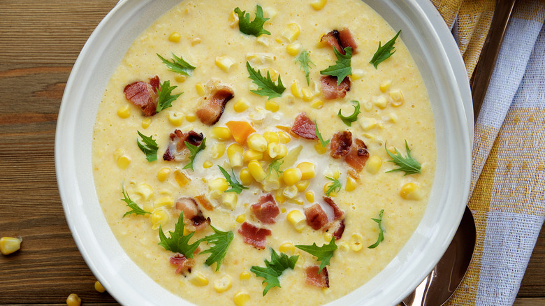 bowl of potato chowder