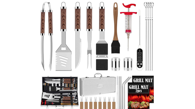 Romanticist BBQ tool set